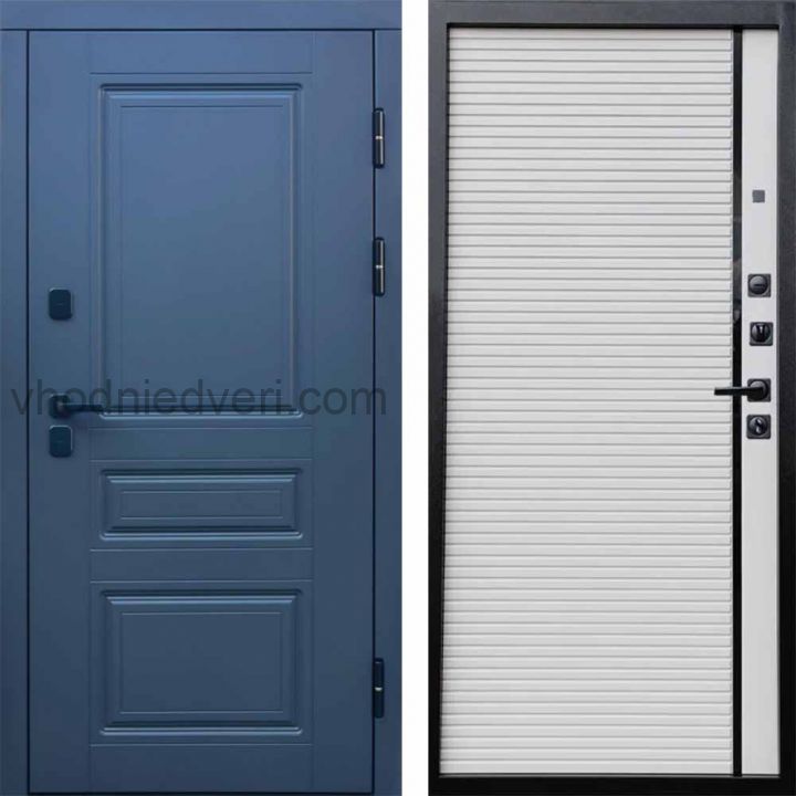 Входная дверь Termo-door Премиум винорит Орегон Графит с терморазрывом - Porte white