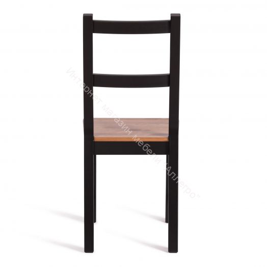 Стул Соната / Sonata chair массив сосны, 41х50х95 см, антик/чёрный