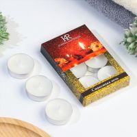 Набор ароматических свечей чайных «Страстная ночь», 6 шт. в подарочной коробке