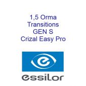 1.5 Orma Transitions Gen S Crizal Easy Pro