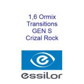 1.6 Ormix Transitions Gen S Crizal Rock