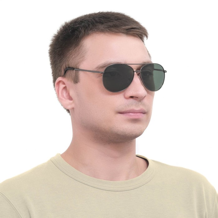 Очки солнцезащитные OneSun, поляризационные, дужка 14 см, ширина 14 см, 5?6 см, черные
