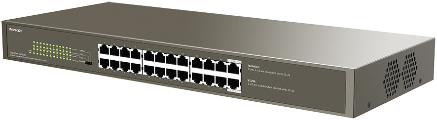 Коммутатор TENDA TEG1124P-24-250W