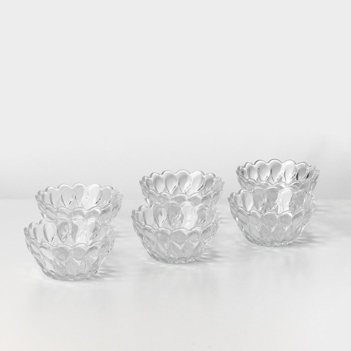 Набор салатников Isfahan Glass Florence, 278 мл, d=11.8 см, 6 шт., стекло