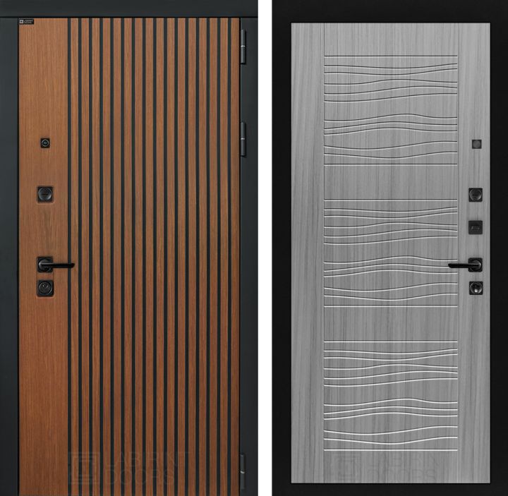 Входная дверь Лабиринт STORM - 06 Сандал серый