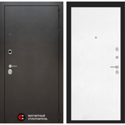 Входная дверь Лабиринт SILVER - 07 Белое дерево