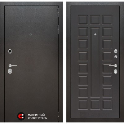 Входная дверь Лабиринт SILVER - 04 Венге