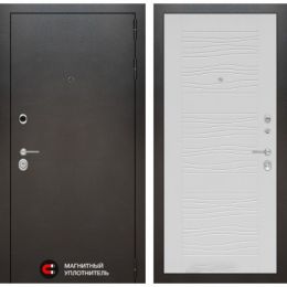 Входная дверь Лабиринт SILVER - 06 Белое дерево