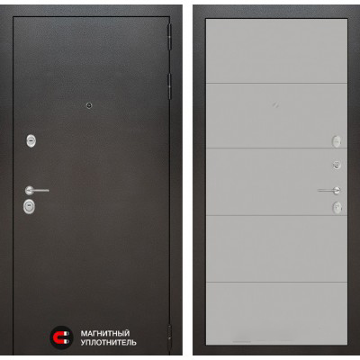 Входная дверь Лабиринт SILVER - 13 Грей софт