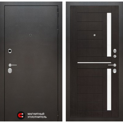 Входная дверь Лабиринт SILVER - 02 Венге