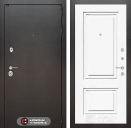 Входная дверь Лабиринт SILVER - 26 Эмаль белая