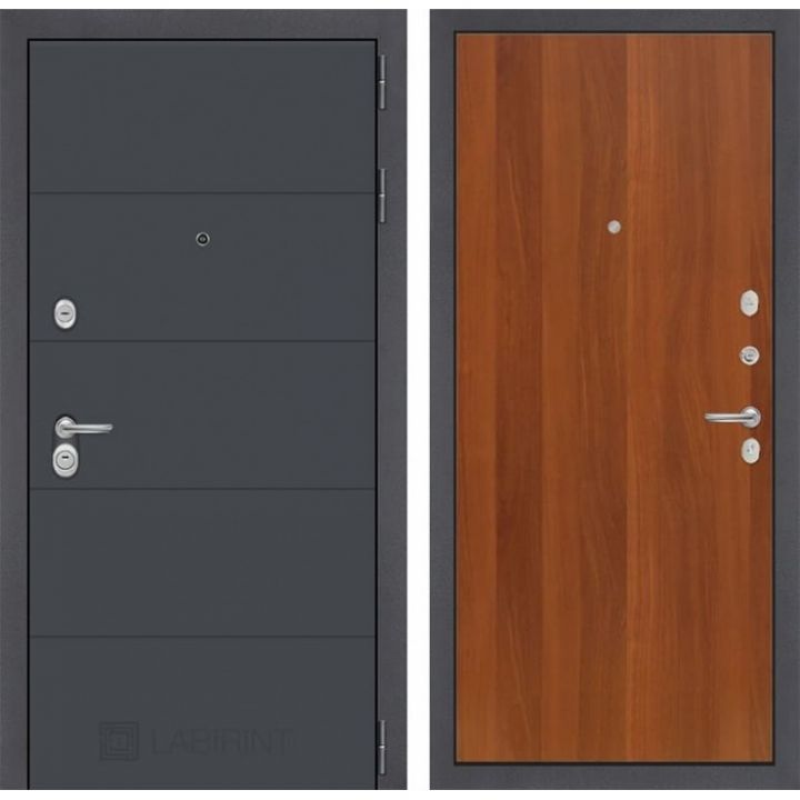 Входная дверь Лабиринт ART - 05 Орех итальянский
