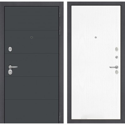 Входная дверь Лабиринт ART - 07 Белое дерево