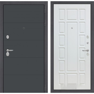 Входная дверь Лабиринт ART - 12 Белое дерево