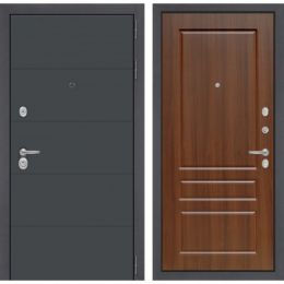 Входная дверь Лабиринт ART - 03 Орех бренди