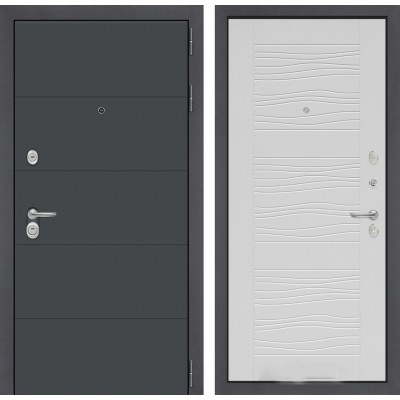 Входная дверь Лабиринт ART - 06 Белое дерево