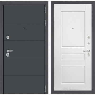 Входная дверь Лабиринт ART - 03 Белый софт