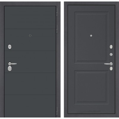 Входная дверь Лабиринт ART - 11 Графит софт