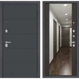 Входная дверь Лабиринт ART - Зеркало максимум Венге