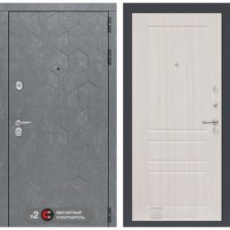 Входная дверь Лабиринт BETON - 03 Сандал белый