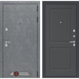 Входная дверь Лабиринт BETON - 11 Графит софт