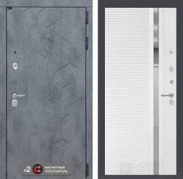 Входная дверь Лабиринт BETON - 31 Белый софт