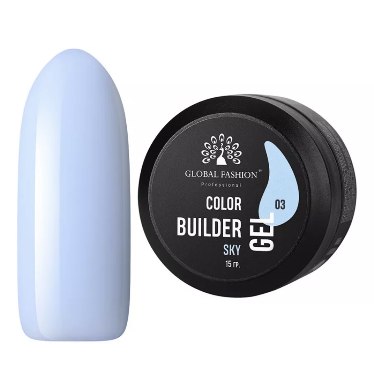 Гель Color Builder Gel №03, Sky