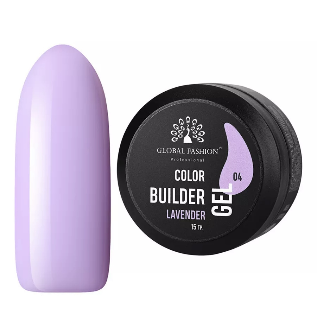 Гель Color Builder Gel №04, Lavender
