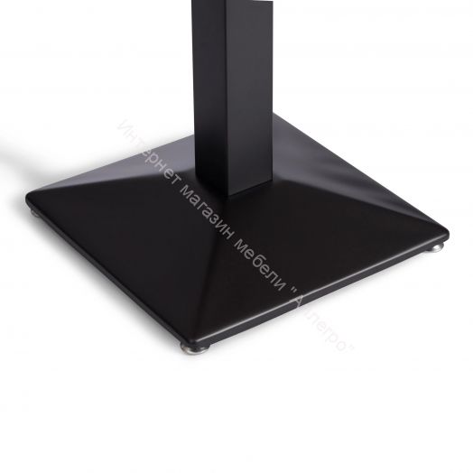 Стол RAGNAROK дерево вяз/железная опора, 70х70х76 см, груша №3/черная опора