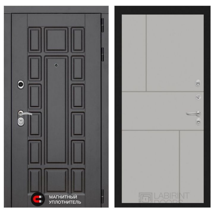 Входная дверь Лабиринт NEW YORK - 21 Грей софт
