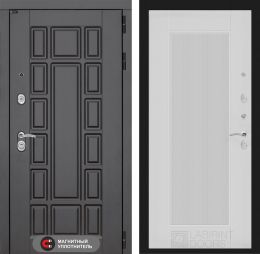 Входная дверь Лабиринт NEW YORK - 30 Белый софт рельеф