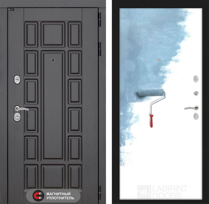Входная дверь Лабиринт NEW YORK - 28 Грунт под покраску