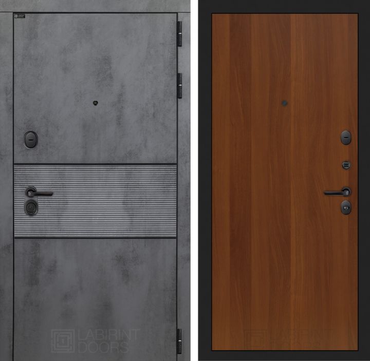 Входная дверь Лабиринт INFINITY - 05 Итальянский орех