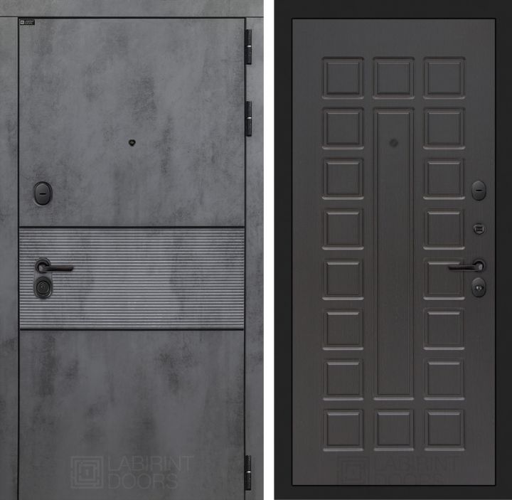 Входная дверь Лабиринт INFINITY - 04 Венге