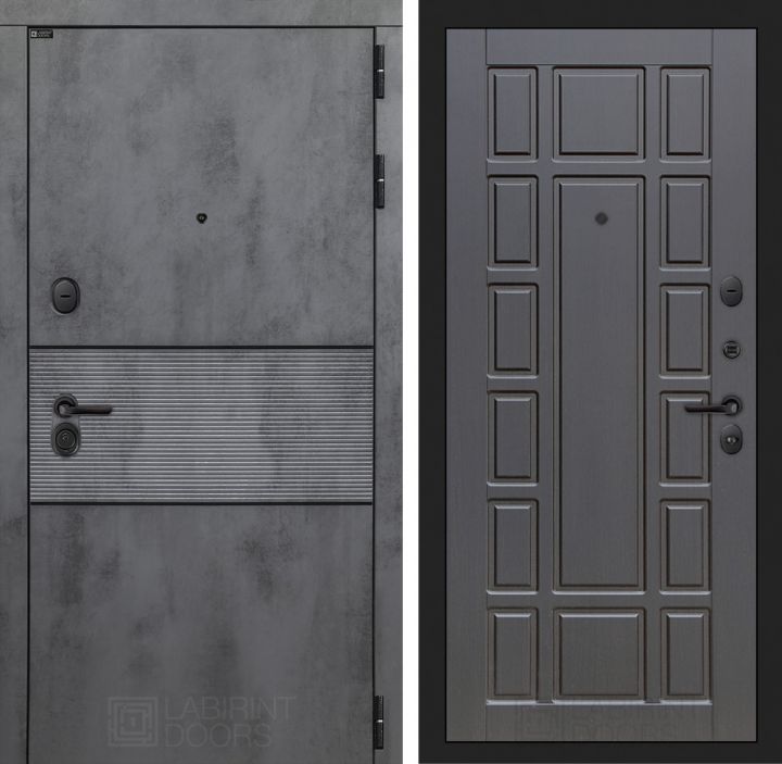 Входная дверь Лабиринт INFINITY - 12 Венге