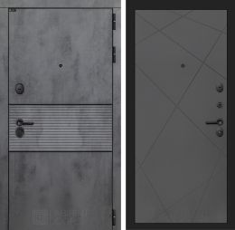 Входная дверь Лабиринт INFINITY - 24 Графит софт