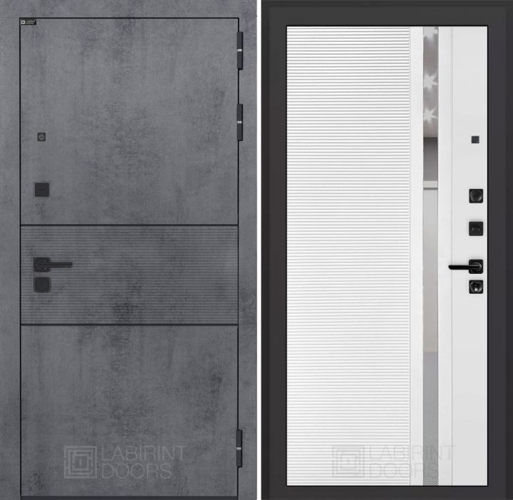 Входная дверь Лабиринт INFINITY - 31 Белый софт