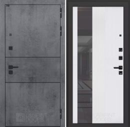 Входная дверь Лабиринт INFINITY - 32 Белый софт рельеф