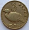 Королева Елизавета II 3 пенса Гамбия 1966
