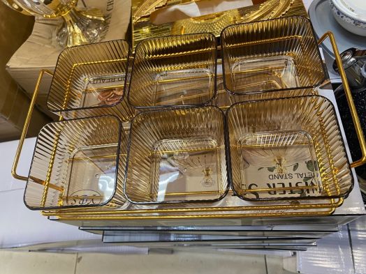 Менажница на металлической подставке 47049