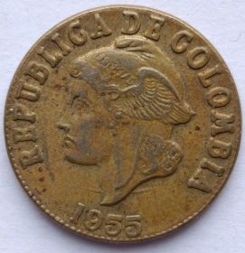 2  сентаво Колумбия 1955