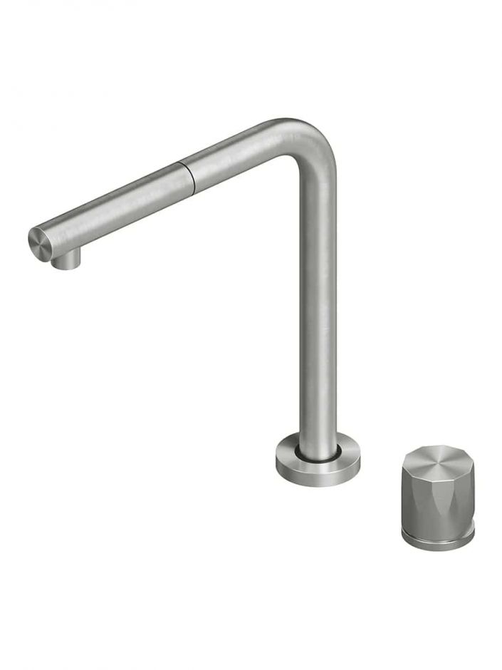 Кухонный смеситель Quadro design Kitchen Inox 443.15.420 дистанционное управление