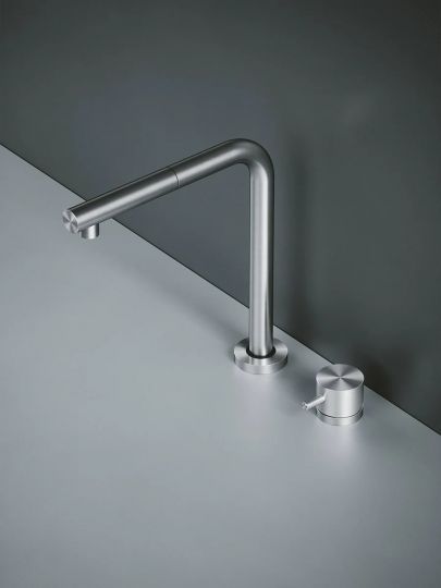 Кухонный смеситель Quadro design Kitchen Inox 443.12.420 с дистанционным управлением схема 4