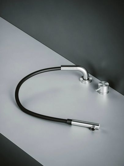 Кухонный смеситель Quadro design Kitchen Inox 443.12.420 с дистанционным управлением схема 5