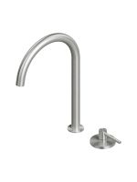 Кухонный смеситель Quadro design Kitchen Inox 21 51T + BC600 встраиваемый поворотный схема 1