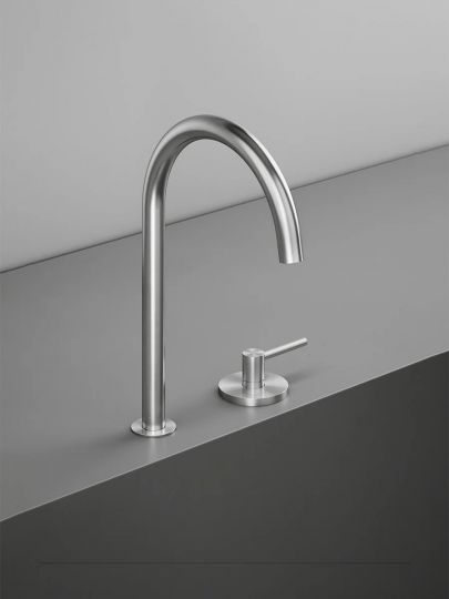 Кухонный смеситель Quadro design Kitchen Inox 21 51T + BC600 встраиваемый поворотный схема 4