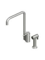 Кухонный смеситель Quadro design Kitchen Inox 136 + DC055.2 AS с выдвижным душем схема 1 Кухонный смеситель Quadro design Kitchen Inox 136 + DC055.2 AS с выдвижным душем схема 1