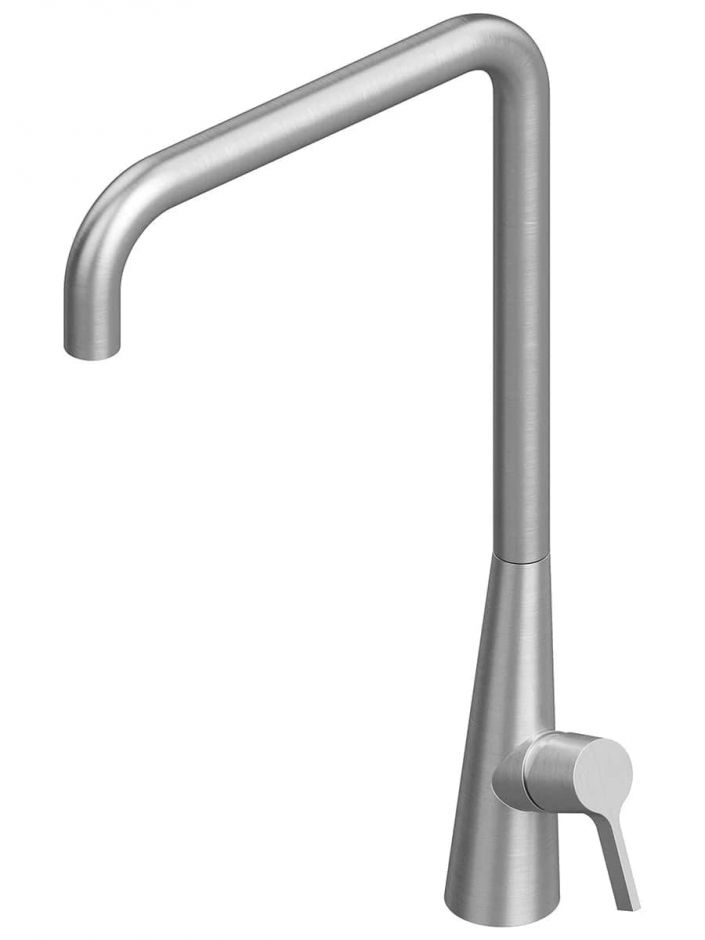 Изображение Смеситель для кухонной мойки Quadro design Kitchen Inox 360 AS поворотный