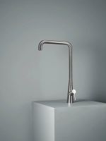 Смеситель для кухонной мойки Quadro design Kitchen Inox 360 AS поворотный схема 2