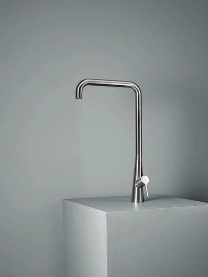 Смеситель для кухонной мойки Quadro design Kitchen Inox 360 AS поворотный схема 2